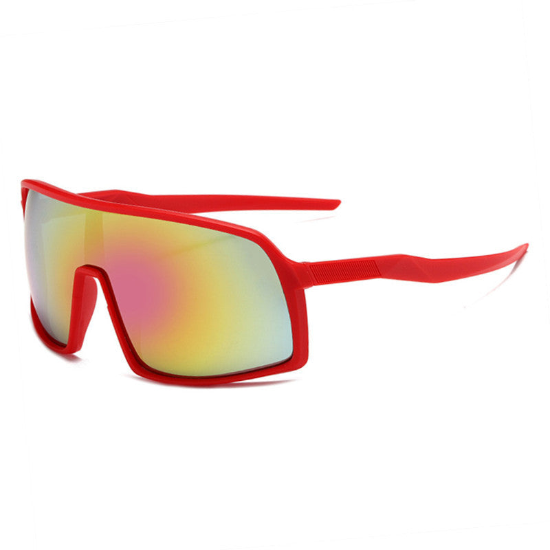 Gafas de sol de ciclismo a prueba de viento de marco grande y colorido al por mayor